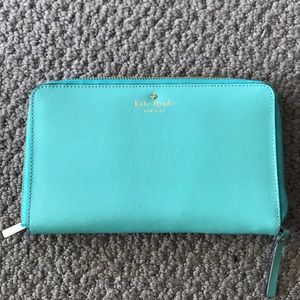 Kate Spade Travel Wallet Teal